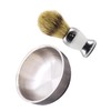 Mikinona Complete Wet Shaving Kit Men Bristle Brush Stainless Steel