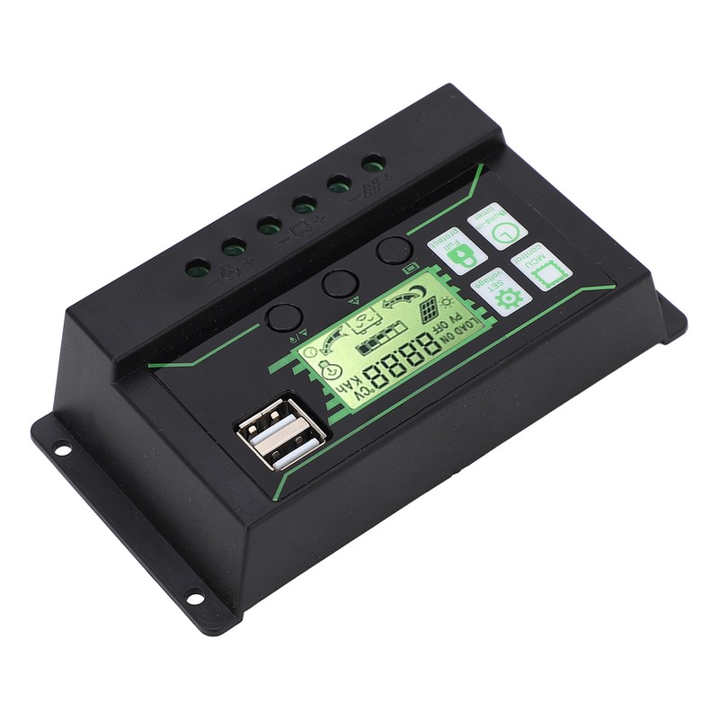 Solar Charge Controller 20A 2 USB Output PWM Control 3
