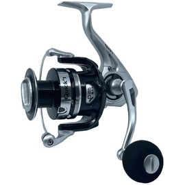 DAM Quick 1 FS Fishing Reel, Spinning Reels, High Speed Fishing Reel with Smooth Drag System for Ultimate Performance, Unisex, Black, 3000
