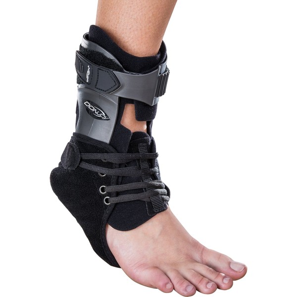 DonJoy Velocity ES (Extra Support) Ankle Brace: Standard Calf, Right Foot, Small