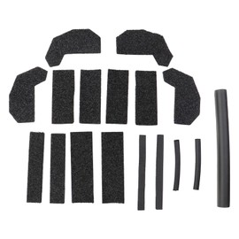 Hard Top Removable Seal Kit, Foam Blocker Replacement for 2007-2017 Wrangler JK and Wrangler JK Unlimited Replaces 68026937AB 17 Pcs Black