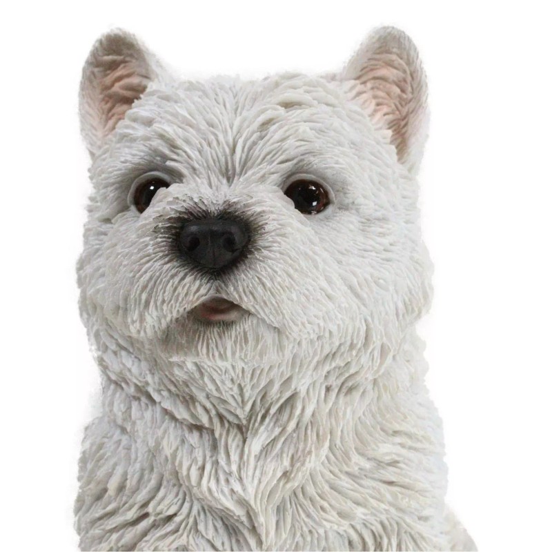 Ebros Sitting West Highland Terrier White Westie Puppy Dog Statue