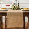 Table Runner Wood Colour Hessian Style Farmhouse Long Rustic Dining