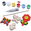 JOYIN 12 Wooden Magnet Creativity Arts & Crafts Painting Kit