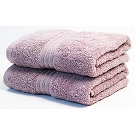 Bentley Priory Linens Hand Towels (2 PACK) for Bathroom Supreme Egyptian Hotel Range 500GSM Super Soft Cotton Pack of 2 Absorbent and Quick Dry Hand Towels Set 50 x 85cm (PURPLE MAUVE)