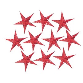 Guru-Shop Mini Star Fairy Lights, Red
