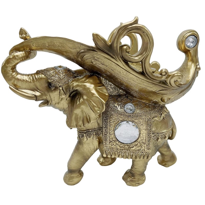 ICE Armor Lucky Wealth Thai Elephant Wine Rack Bottle Holder,