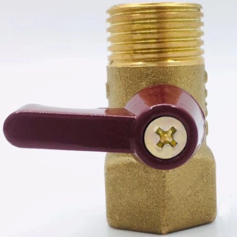 txuzong Shut-off Valve 1/2 Inch Pack of 2 Brass Ball
