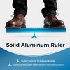 Rena Chris Architectural Scale Ruler: 12" Imperial Aluminum Alloy Metal
