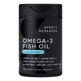 Omega-3 De Aceite De Pescado Salvaje De Alaska (1250 Mg Por