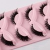 False Eyelashes 5 Pairs Fluffy Fox Eye Lashes Cat Eye