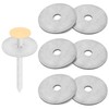 Survey Markers Stakes Stainless Washers for Low Profile Property Line