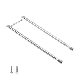 Derurizy 7507 27" Burner Tube Set Replacement for Weber Spirit S-200, S-210, E-200, E-210, Spirit 500, Spirit 500LX, Genesis Silver A Gas Grill Parts with Side Control, Stainless Steel Grill Burner