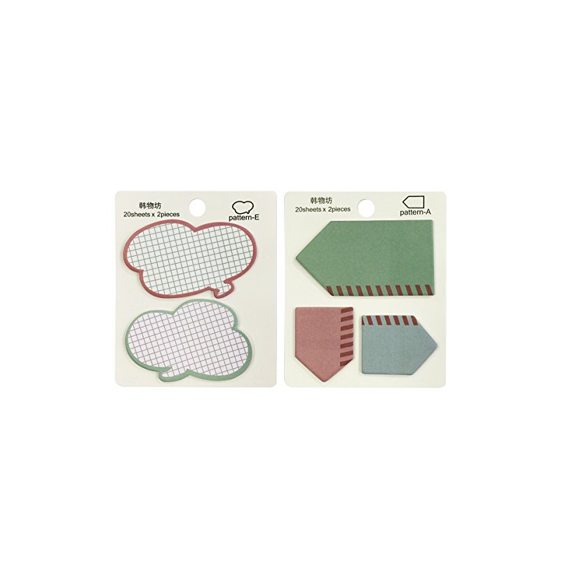 Wrapables® Exclamation Bubble Memo Sticky Notes (Set of 2), Arrows
