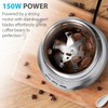 KSEV Digital Display Timer Electric Coffee Grinder, 150W Herb Grinder,