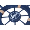 Rienar Nautical Ship Steering Wheel - 11" Diameter Wooden Beach