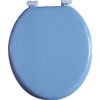J&V Textiles Soft Round Toilet Seat With Easy Clean &