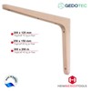 Gedotec Wooden Console Made of Beech, 1 Piece Shelf Bracket