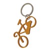 Komonee Bike Gold Metal Key Chain Bicycle Keyring Trail Keychain