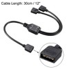 uxcell ARGB Splitter Cable 1 Female to 2 Female 3