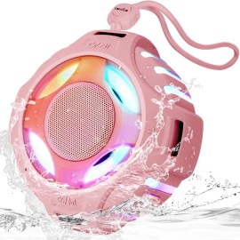 COMISO IPX7 Waterproof Floating Bluetooth Speaker with LED Light