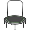 VEVOR 51" Foldable Mini Fitness Trampoline Adults Exercise Rebounder with