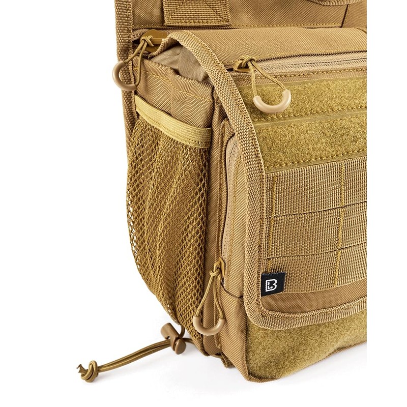 Brandit Side Pocket Molle Travel Side Bag, camel, Unit size,
