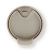 Tim Hortons 40oz Beige Stainless Steel Tumbler with Handle and
