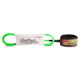 Hairy Deck Pro (Hawaii) PRO Series Surf Leash GREEN  7 FT