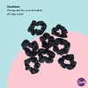 Goody Ouchless Scrunchie para mujer, Negro, 8 unidades