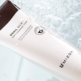 MIZON – Espuma Limpiadora Facial Coreana con Extracto de Caracol 200 g – limpiador facial hidratante para limpieza diaria – espuma limpiadora suave pa