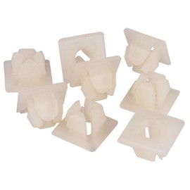 YANRUHFL 8PCS License Plate Screw Inserts Nylon Retaining Nuts for License Plate Screws (Screw Inserts)