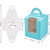 Goalfly Individual Cupcake Boxes, 24 PCS Single Cupcake Boxes, 1