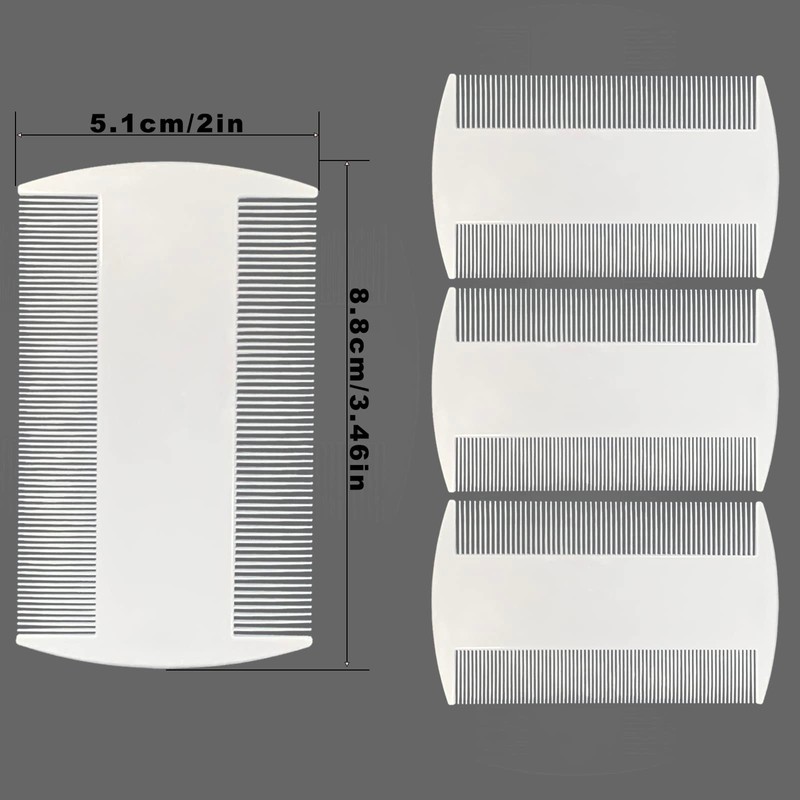 FTONOM5 4PCS Lice Comb for Lice Removal Head Lice Combs