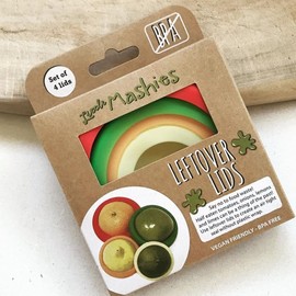 Little Mashies Pack of 4 Reusable Leftover Lids