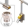HOOTSUM Straight Air Piping Fitting for 3/4 Inch Air Line