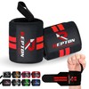 Weightlifting Wrist Wraps - Professional Grade with Thumb Loops -