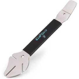 cyclists 2-in-1 Brake Disc Straightening Tool Under Hydraulic Piston Press for Bicycle Disc Brakes - Bicycle Disc Brake Rotor Alignment Tool for Mountain Bike Road Bike