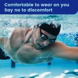 Linwnil Competition Nose Clip, Waterproof Pool Nose Plugs for Kids and Adults, 4 Packs (SIZE-L-4Pack)