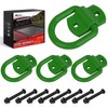 Nilight 4 PCS D Ring Tie Down Anchor 1/2" Heavy