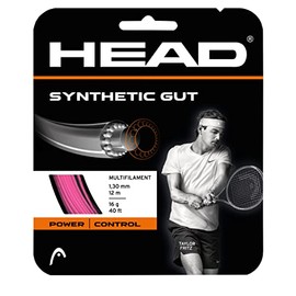 HEAD Synthetic Gut Tennis String (Pink, 16G)