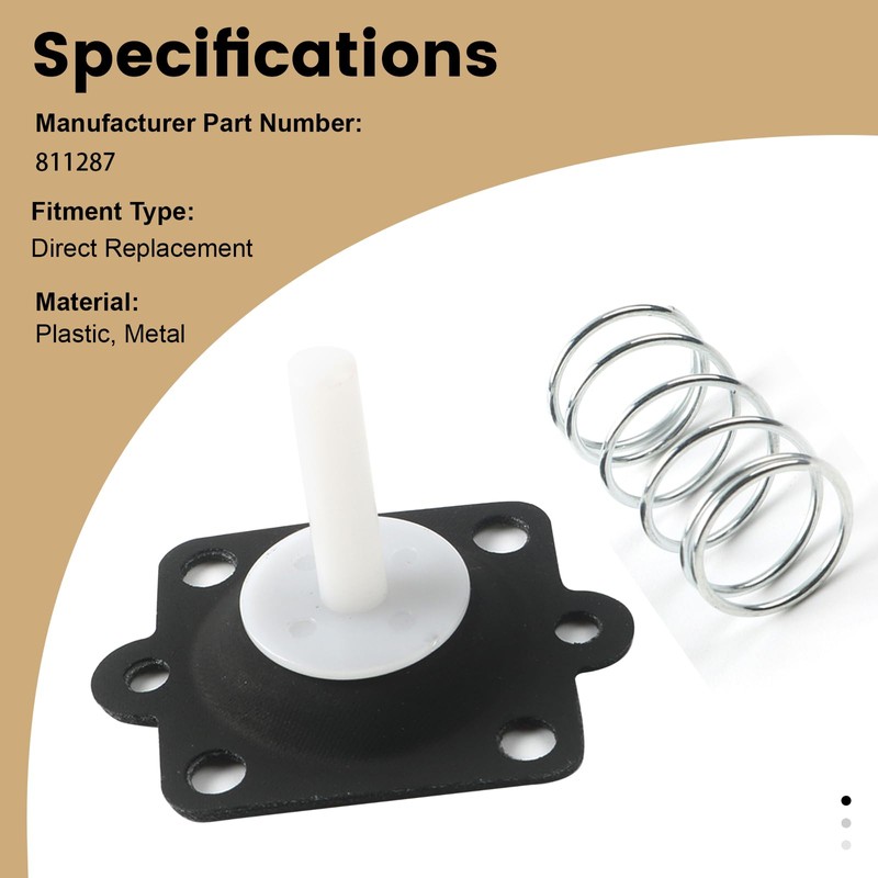 Accelerator Pump Repair Kit 811287 Compatible with Mercury 80-125HP 1988-2004