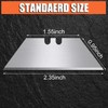 Romeda 100 Pcs Utility Knife Blade, SK5 High Carbon Steel