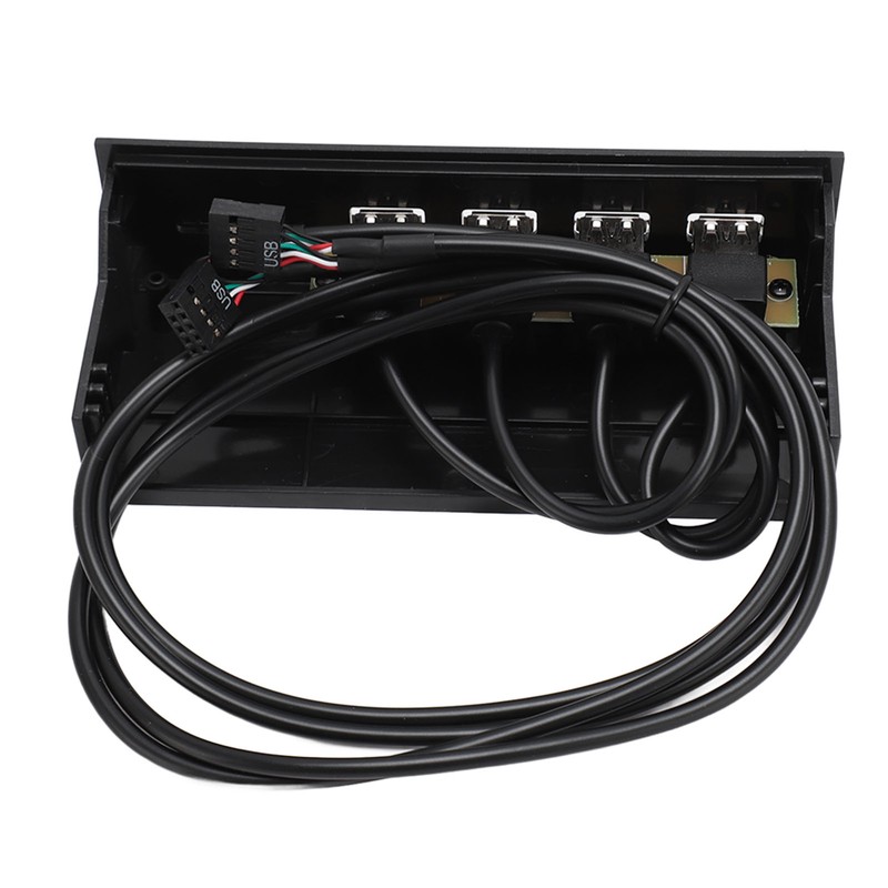 USB Front Panel Hub 5.25in 4 Ports High Speed Stable