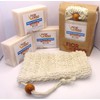 3 Rice Starch Soaps 1 Bag Natural Fibre Exfoliating Scrub