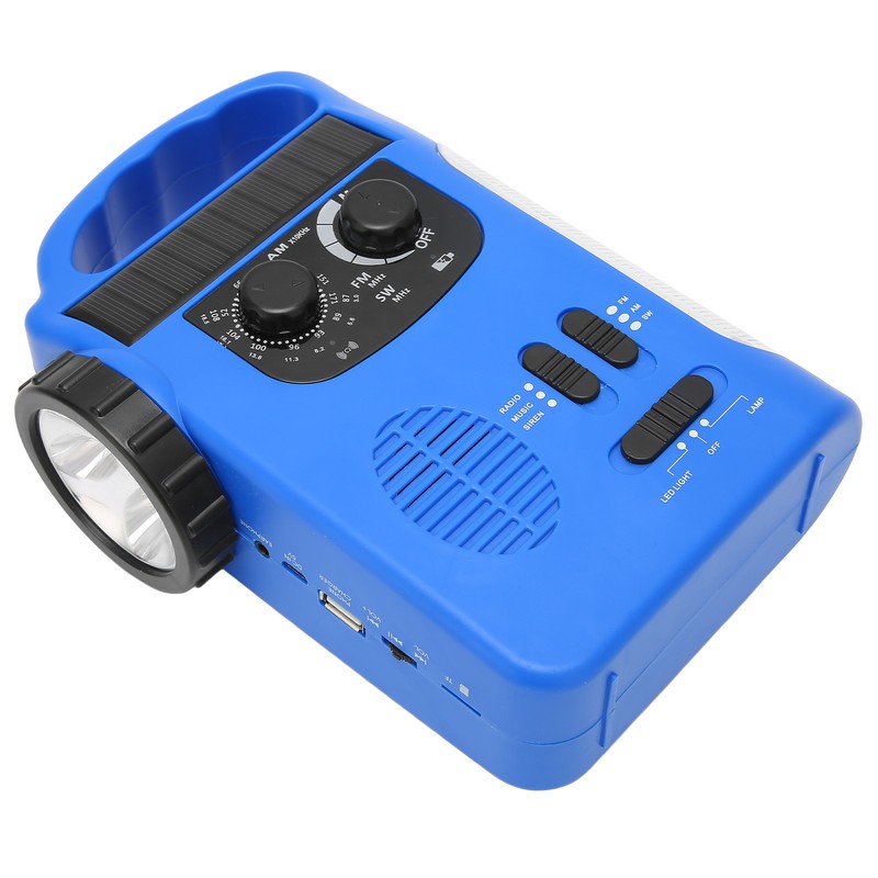 Hand Crank Solar Radio AM FM SW Emergency Radio with