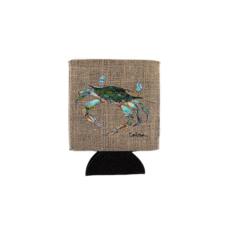 Caroline's Treasures 8731CC Crab Can or Bottle Hugger Cooler Washable