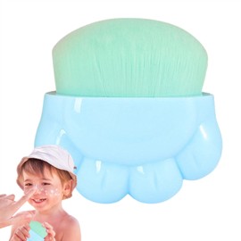 2 Kids Sunscreen Applicator - Portable Sunscreen Applicator Brushes, Soft Fibre Cotton Sunscreen Brush, 60mm Suncream and Lotion Brush with Protective Caps, Sun Cream Brush for Boys Girls