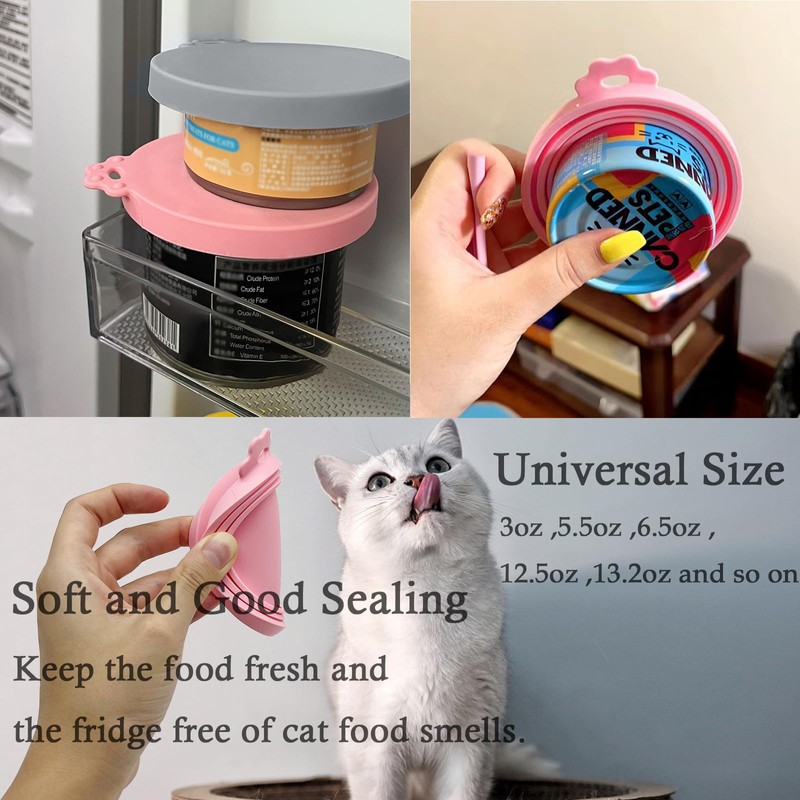 SJANE Cat Food Can Spoons & Can Lids | 4