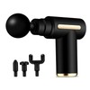 Small massage gun vibrating massager powerful BLDC motor gold line